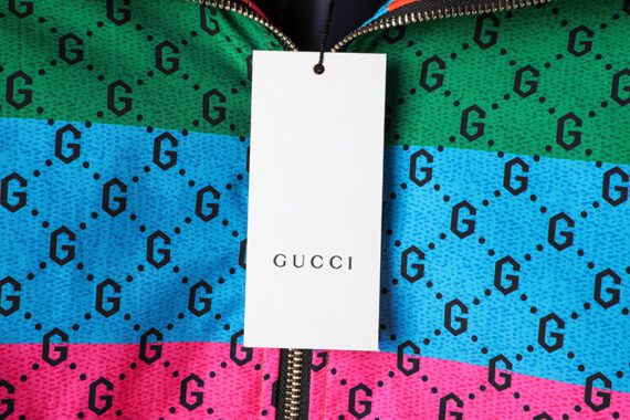 ⁦גוצ'י - GUCCI Jacket - Red & Green Mix⁩ – תמונה ⁦11⁩