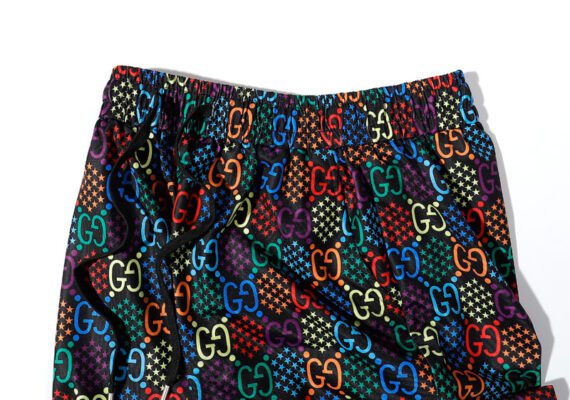 ⁦גוצ'י - GUCCI Short - Black & Blue Mix⁩ – תמונה ⁦13⁩