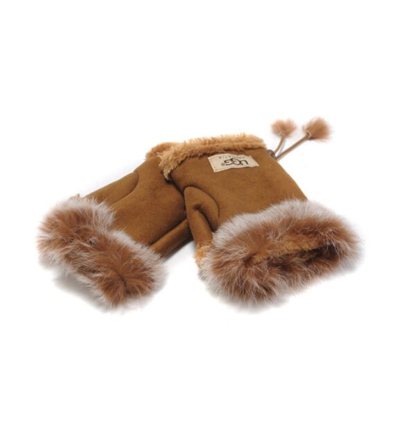 ⁦כפפות צמר האגג -UGG GLOVES FOX⁩ – תמונה ⁦10⁩