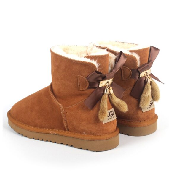 ⁦מגפי האגג פפיון כפול-ילדים ומבוגרים UGG Double Papillon⁩ – תמונה ⁦6⁩