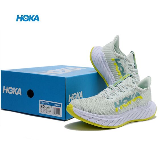 ⁦נעלי הוקה-HOKA ONE ONE CARBON X3 Light Gray⁩ – תמונה ⁦4⁩