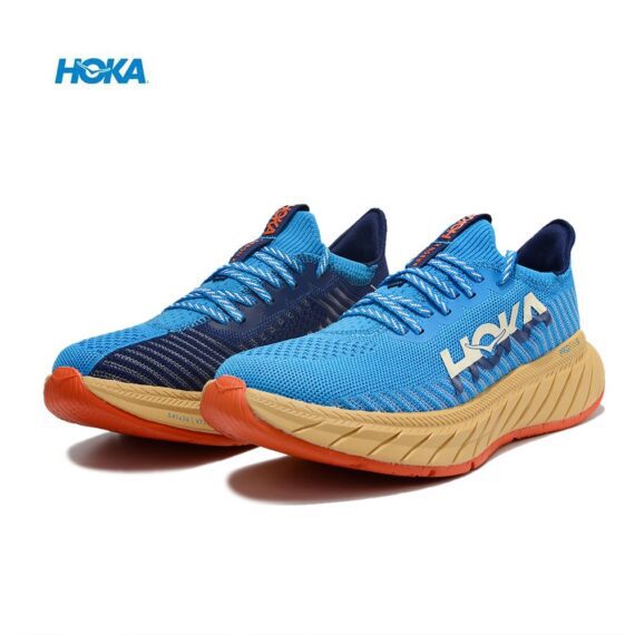 ⁦נעלי הוקה-HOKA ONE ONE CARBON X3 Blue⁩ – תמונה ⁦2⁩