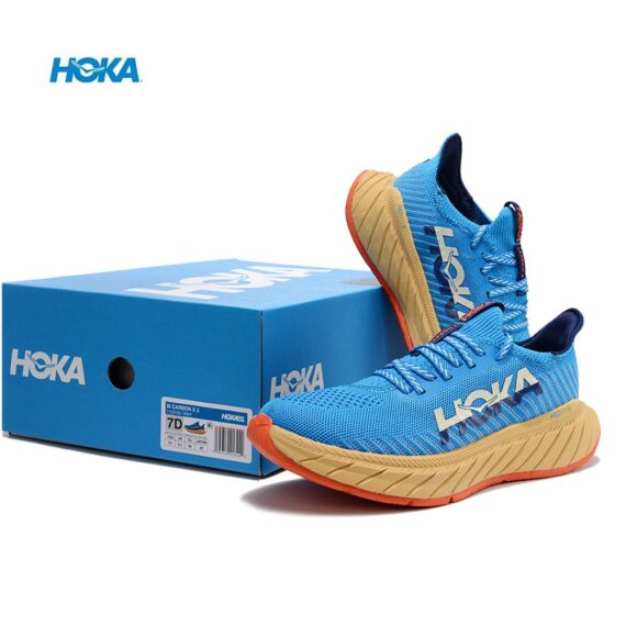 ⁦נעלי הוקה-HOKA ONE ONE CARBON X3 Blue⁩ – תמונה ⁦10⁩