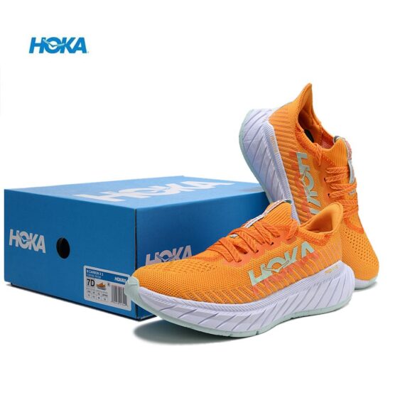 ⁦נעלי הוקה-HOKA ONE ONE CARBON X3 ange⁩ – תמונה ⁦6⁩