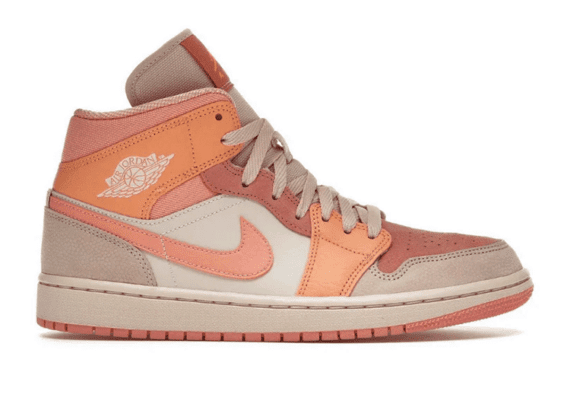 נעלי נייק-Nike Air Jordan 1 Mid Apricot ange