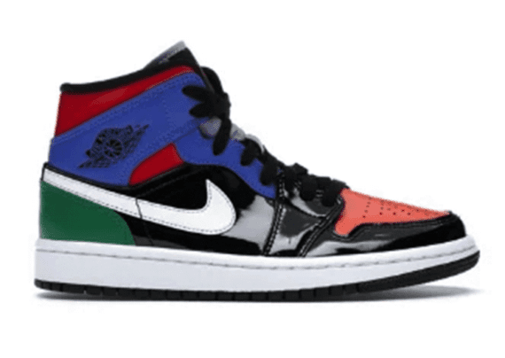 נעלי נייק-Nike Air Jordan 1 Mid Multy Patent