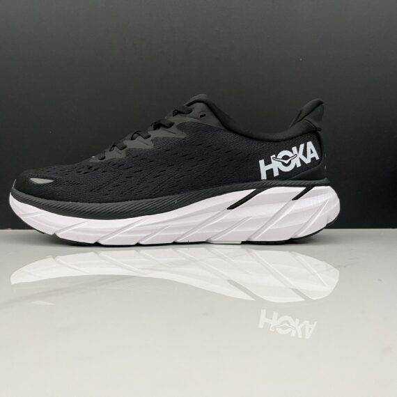 ⁦נעלי הוקה-HOKA ONE ONE Clifton 8 Black⁩ – תמונה ⁦8⁩