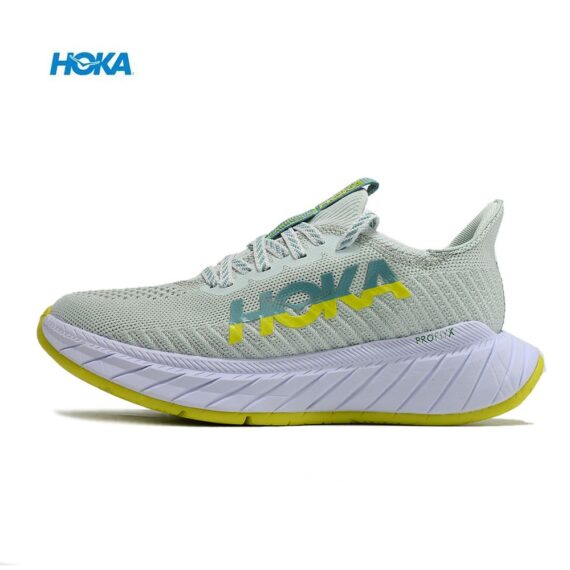 נעלי הוקה-HOKA ONE ONE CARBON X3 Light Gray