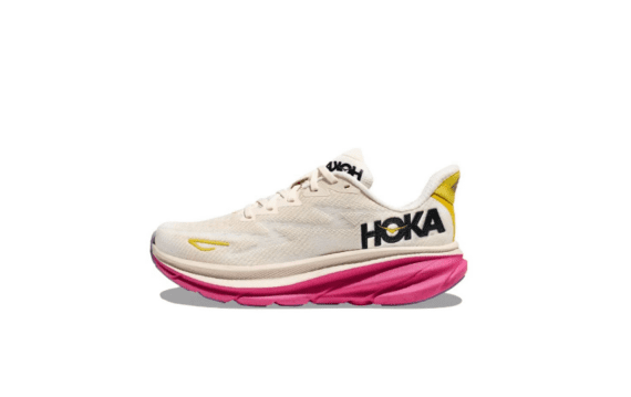 נעלי הוקה-HOKA ONE ONE Clifton 9 White Pink