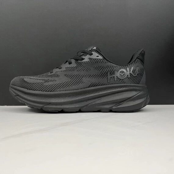 ⁦נעלי הוקה-HOKA ONE ONE Clifton 9 Black⁩ – תמונה ⁦6⁩