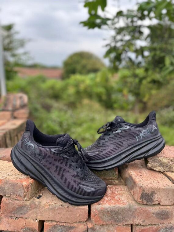 ⁦נעלי הוקה-HOKA ONE ONE Clifton 9 Black⁩ – תמונה ⁦11⁩