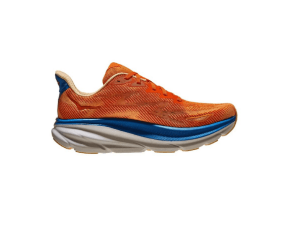 ⁦נעלי הוקה-HOKA ONE ONE Clifton 9 White ange⁩ – תמונה ⁦2⁩