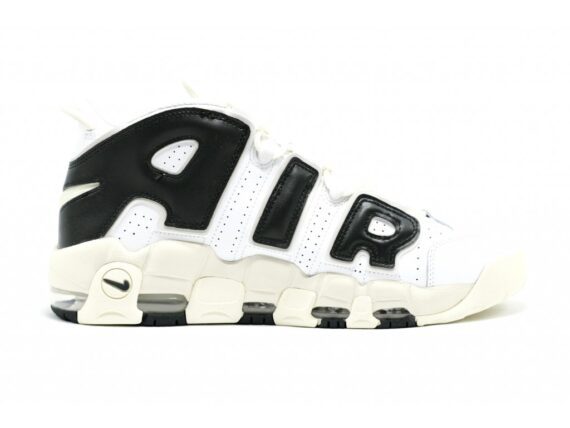 נייק אפטמפו סניקרס לגברים NIKE AIR MORE UPTEMPO '96 WHITE BLACK