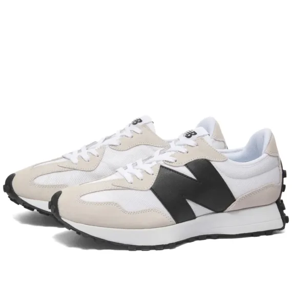 ⁦סניקרס ניו באלאנס NEW BALANCE 327 CREAM BLACK⁩ – תמונה ⁦2⁩