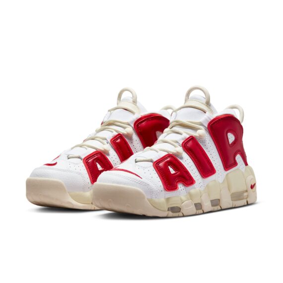 ⁦נייק אפטמפו סניקרס לגברים NIKE AIR MORE UPTEMPO '96 WHITE RED⁩ – תמונה ⁦3⁩