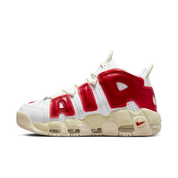 ⁦נייק אפטמפו סניקרס לגברים NIKE AIR MORE UPTEMPO '96 WHITE RED⁩ – תמונה ⁦5⁩