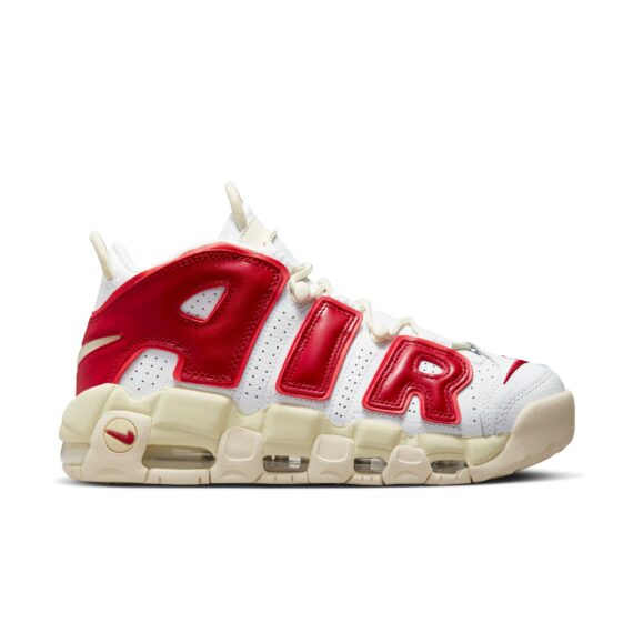 נייק אפטמפו סניקרס לגברים NIKE AIR MORE UPTEMPO '96 WHITE RED