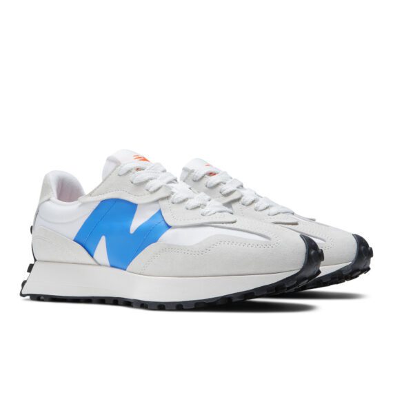 ⁦סניקרס ניו באלאנס NEW BALANCE 327 WHITE BLUE⁩ – תמונה ⁦3⁩