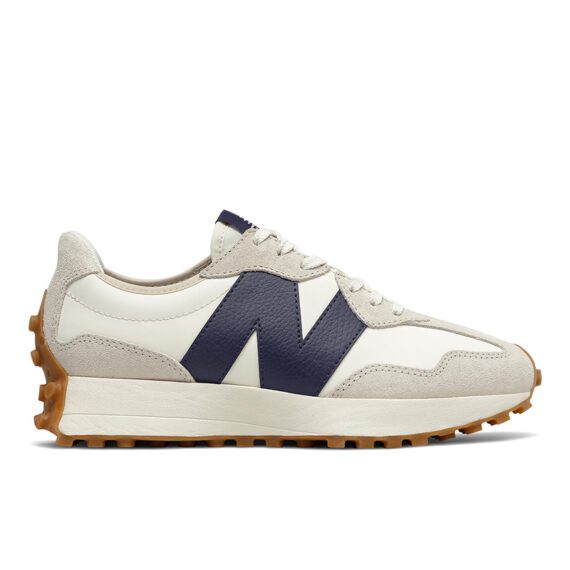 סניקרס ניו באלאנס NEW BALANCE 327 CREAM NAVY BLUE