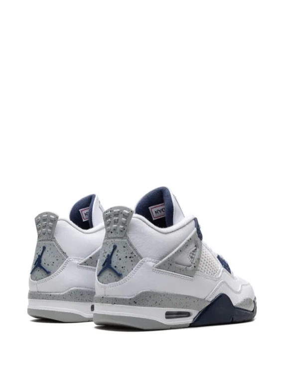 ⁦NIKE Air Jordan 4 "Midnight Navy" sneakers⁩ – תמונה ⁦3⁩