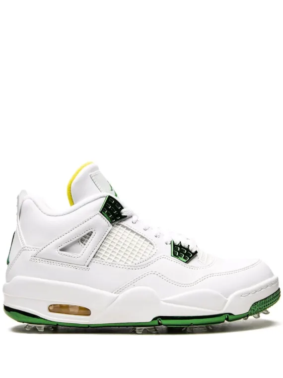 NIKE Air Jordan 4 Retro Golf "Metallic Green" sneakers