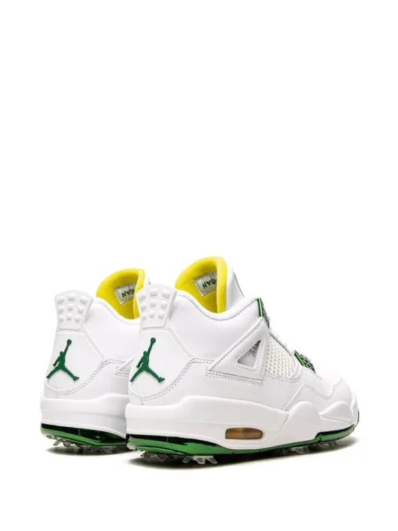 ⁦NIKE Air Jordan 4 Retro Golf "Metallic Green" sneakers⁩ – תמונה ⁦3⁩