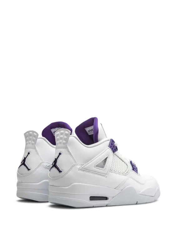 ⁦NIKE Air Jordan 4 Retro "Metallic Pack - Purple" sneakers⁩ – תמונה ⁦3⁩