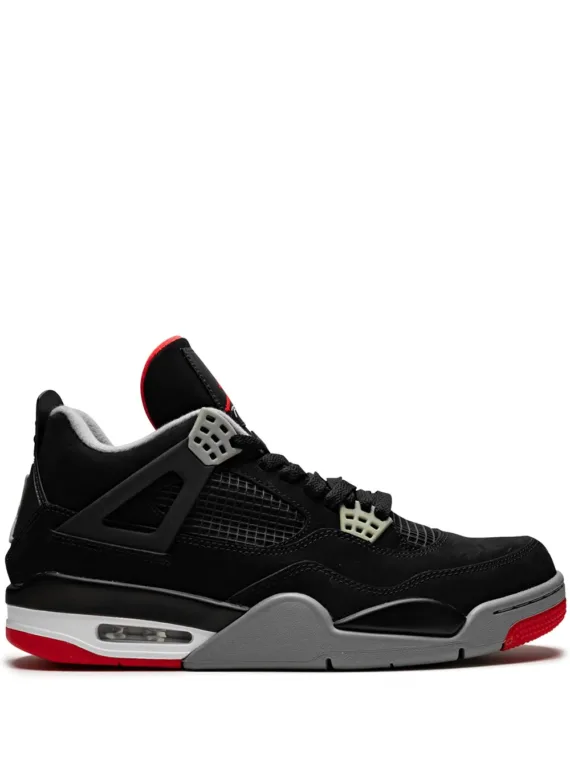 NIKE Air Jordan 4 Retro "Bred" sneakers