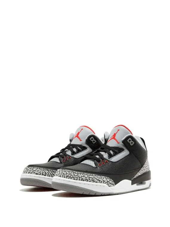 ⁦NIKEAir Jordan 3 Retro OG "Black/Cement" sneakers⁩ – תמונה ⁦2⁩