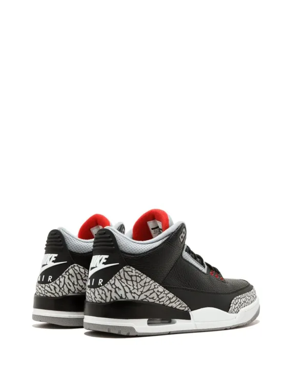 ⁦NIKEAir Jordan 3 Retro OG "Black/Cement" sneakers⁩ – תמונה ⁦3⁩