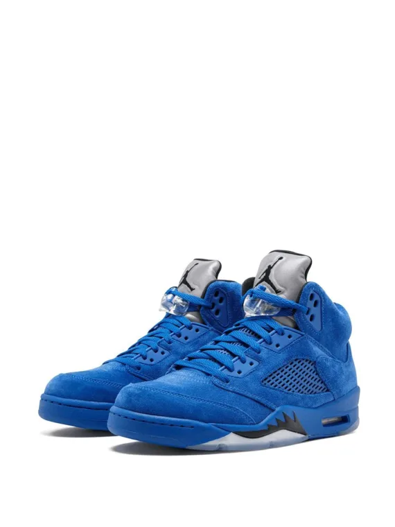 ⁦NIKE Air Jordan 5 Retro "Blue Suede" sneakers⁩ – תמונה ⁦2⁩