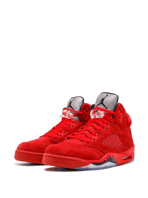 ⁦NIKE Air Jordan 5 Retro "Red Suede" sneakers⁩ – תמונה ⁦2⁩