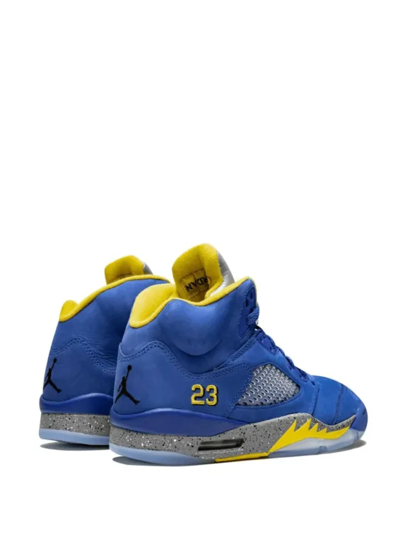 ⁦NIKE Air Jordan 5 Retro "Laney Varsity Royal" sneakers⁩ – תמונה ⁦3⁩