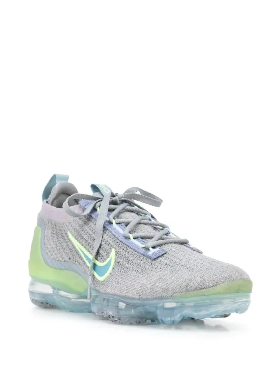 ⁦Nike Vapormax Flyknit 2023 sneakers gray blue⁩ – תמונה ⁦2⁩