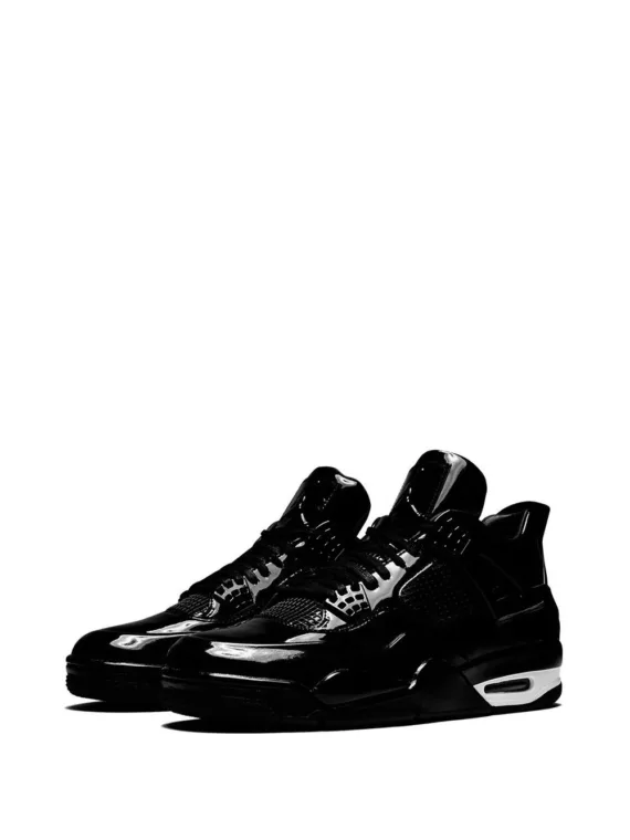 ⁦NIKE Air Jordan 4 11Lab4 "Black Patent" sneakers⁩ – תמונה ⁦2⁩