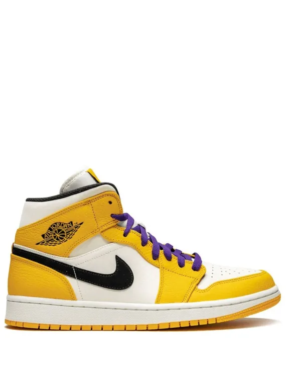 NIKE Air Jordan 1 Mid SE "Lakers" sneakers