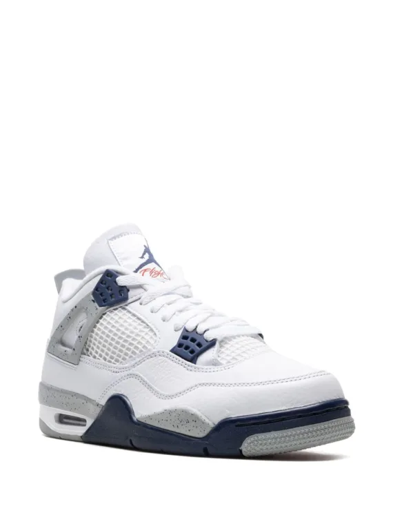 ⁦NIKE Air Jordan 4 "Midnight Navy" sneakers⁩ – תמונה ⁦2⁩