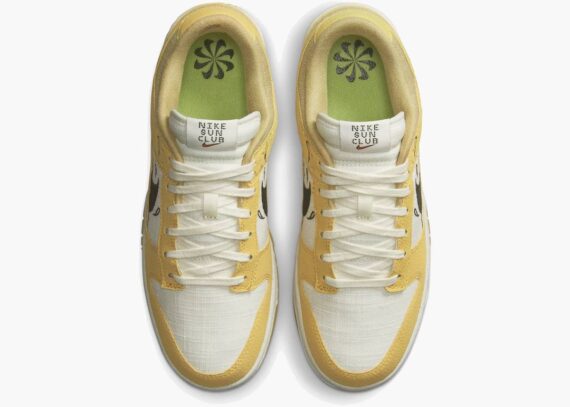 ⁦NIKE Dunk Low Retro Sun Club Wheat Grass ange⁩ – תמונה ⁦3⁩