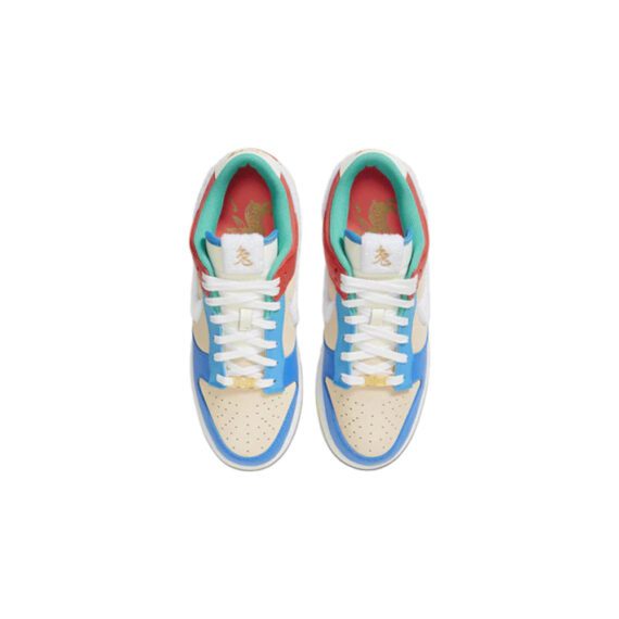 ⁦NIKE Dunk Low Retro PRM Year of the Rabbit Blue ange Cream⁩ – תמונה ⁦3⁩