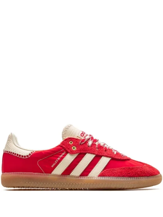 נעלי אדידס סמבה- x Wales Bonner Samba panelled sneakers