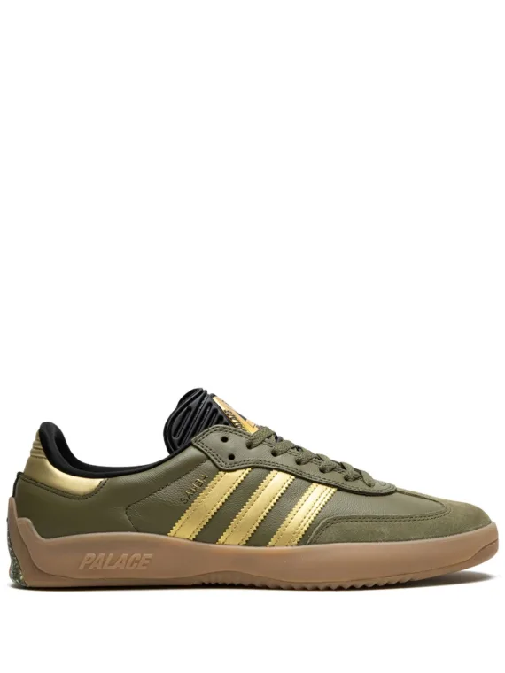 נעלי אדידס סמבה- x Palace Puig Samba "Olive Gold" sneakers