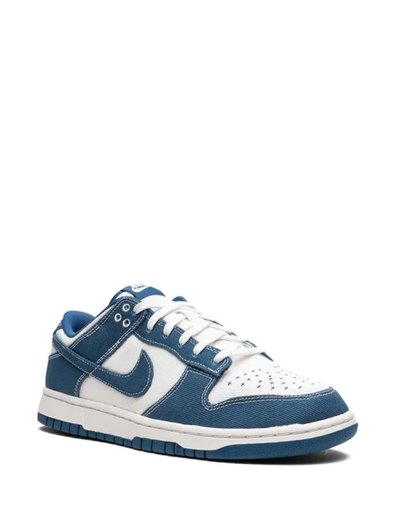 ⁦NIKE Dunk Low Shashiko "Industrial Blue" sneakers⁩ – תמונה ⁦2⁩