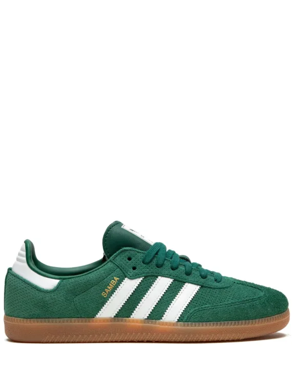 נעלי אדידס סמבה-Samba OG "Core Green/Core White/Gum" sneakers