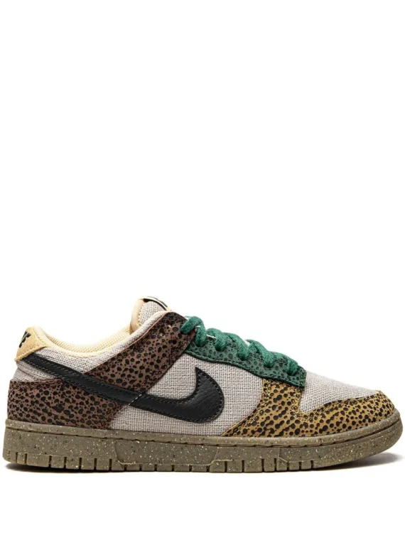 NIKE Dunk Low "Safari Golden Moss" sneakers