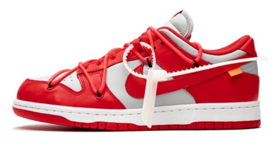 NIKE Dunk low offwhite University red