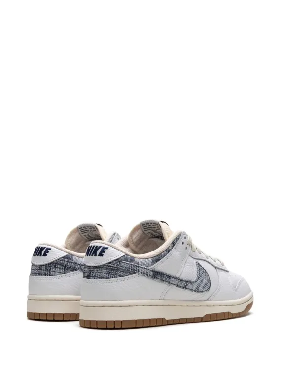 ⁦NIKE Dunk Low "Washed Denim" sneakers⁩ – תמונה ⁦3⁩