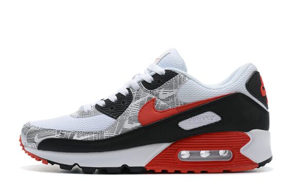 NIKE AIR MAX 90 NEW STYLE MIX  WHITE AND RED