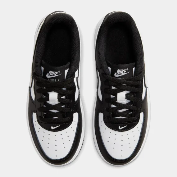 ⁦נעלי נייק-Nike Air Force 1 Black/White⁩ – תמונה ⁦3⁩