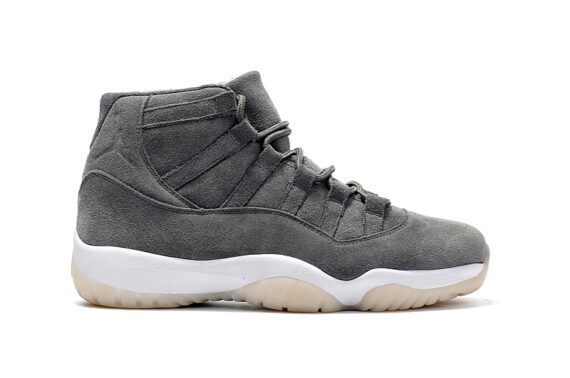 NIKE Air Jordan 11 Retro Premium 'Grey Suede'