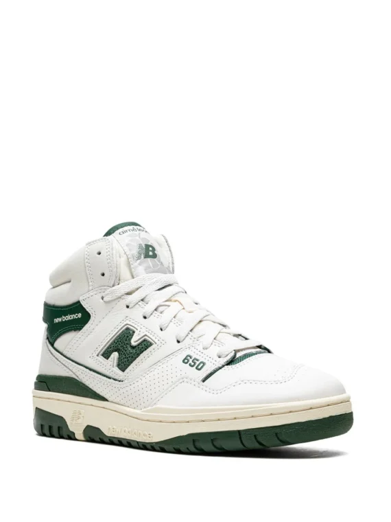 ⁦ניו באלאנס - New Balance 650 R "Aime Leon Dore White Green" sneakers⁩ – תמונה ⁦2⁩